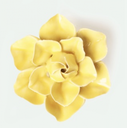 Yellow Ceramic Daffodil Flower