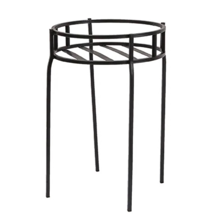 Contemporary Plant Stand Black