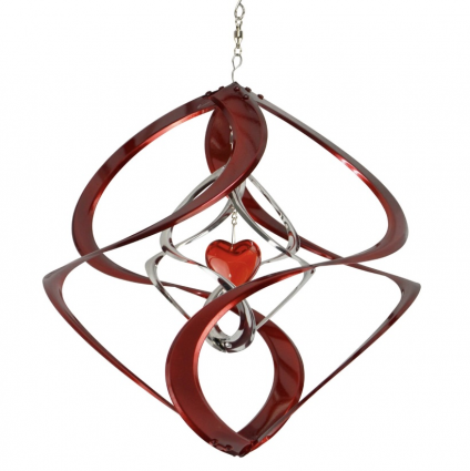 Red Heart Double Helix Cosmix Garden Spinner 14"