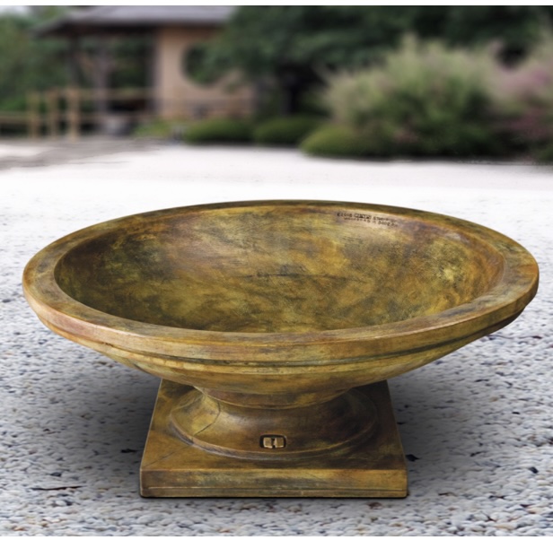 Prairie Dish Planter on Square Base  