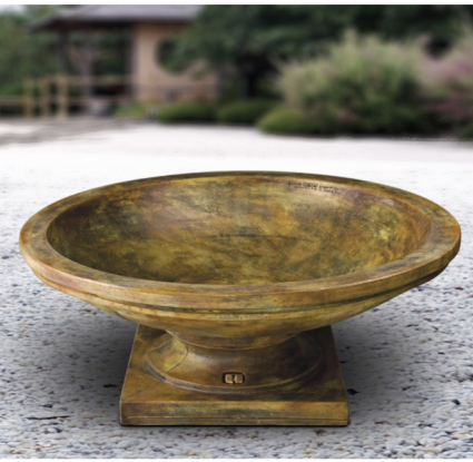 Prairie Dish Planter on Square Base  