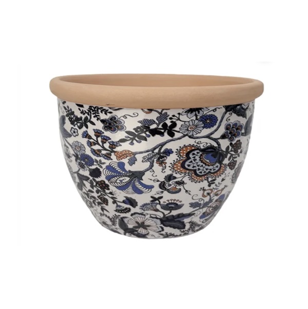 PLANTER, 6" ABIGAIL FLORAL
