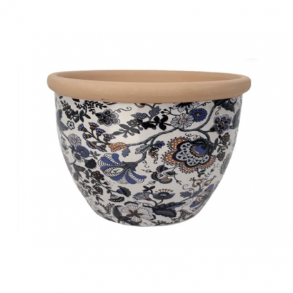 PLANTER, 6" ABIGAIL FLORAL