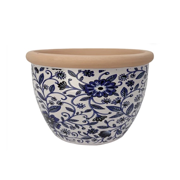 Isla Floral Planter 6"