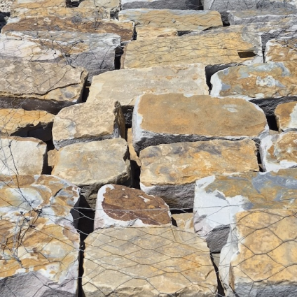 Oklahoma Blue/Brown Tumbled Wall Stone