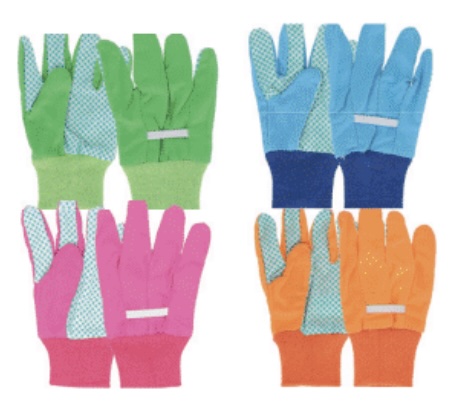 GLOVES, KIDS FABRIC ASSRT COLOR