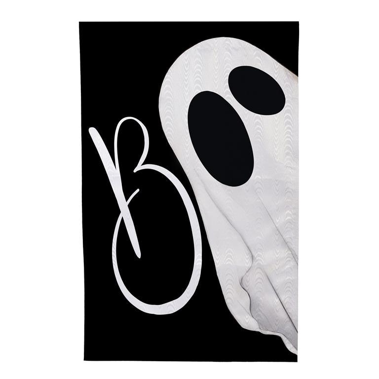 Boo Ghost Moire House Flag