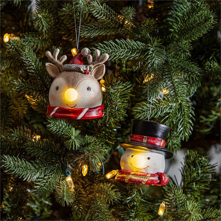 Christmas Character with Lit Nose 4" (sold seperately)