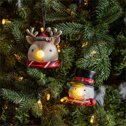 Christmas Character with Lit Nose 4" (sold seperately)