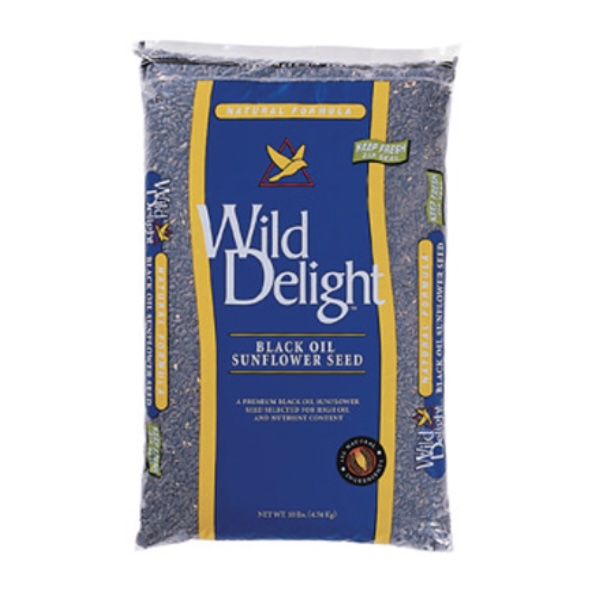 Wild Delight Black Oil Sunflower Bird Seed 25 lb.