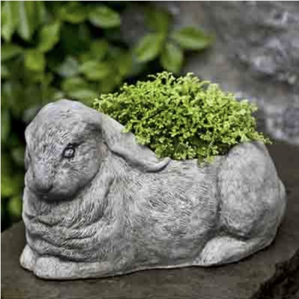 Bunny Stone Planter