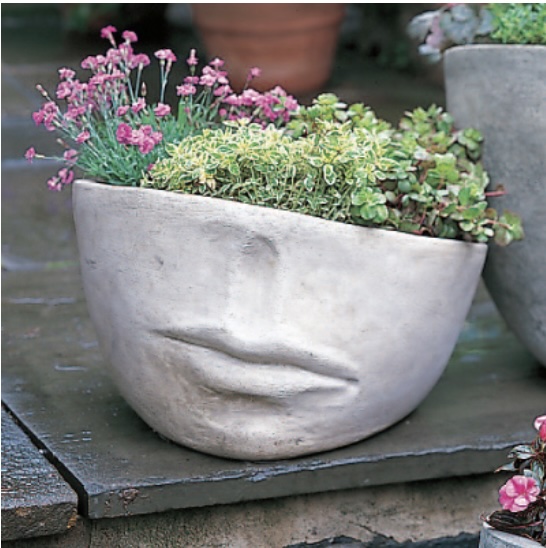 Medium Faccia Stone Planter