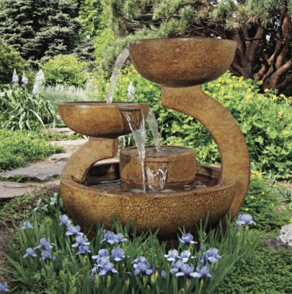 3 Bowl Zen Fountain