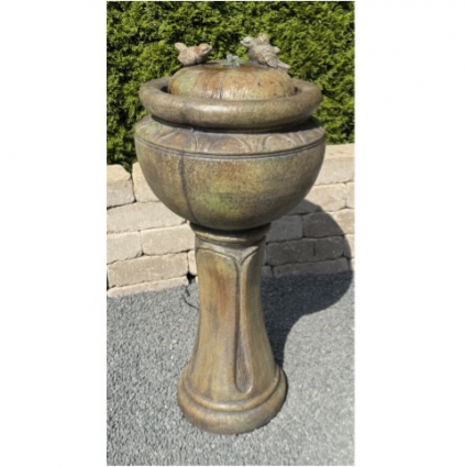 Tall Birds Patio Bubbler Fountain