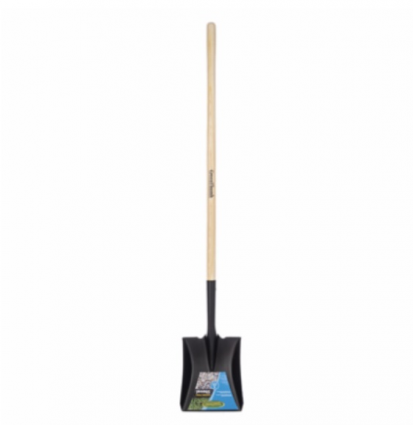 Square-Point Dirt Shovel with 44-Inch Handle