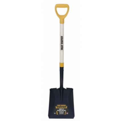 Square Point Scooping Shovel with D-Style Handle