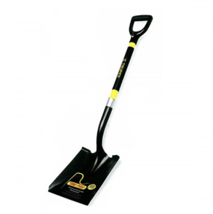 Square Point Shovel with Fiberglass D-Handle