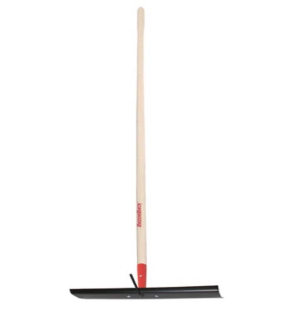 Razorback Concrete Rake � 20" Steel Head, 60" Wood Handle