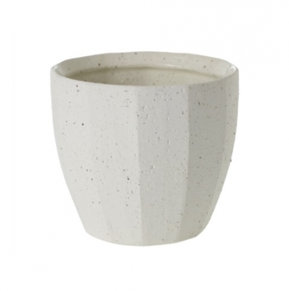 Bona Off White Pot 4" x 3.75"