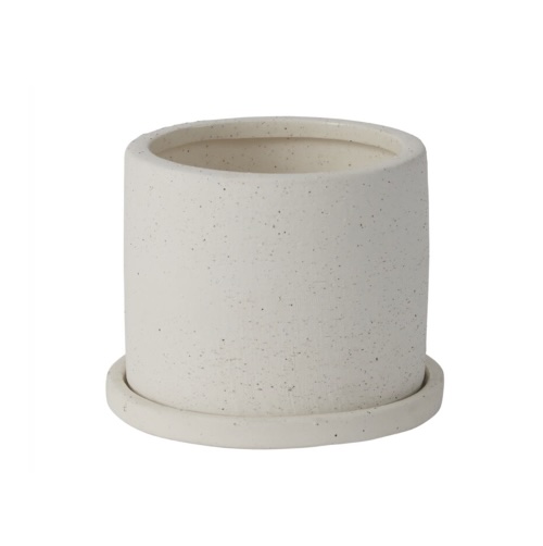 Easton White Pot 5.5" x 4.25" 