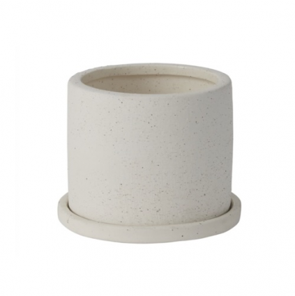 Easton White Pot 5.5" x 4.25" 