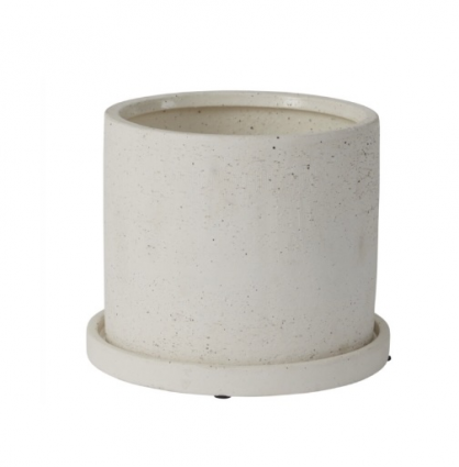 Easton White Pot 7.5" x 5.75"
