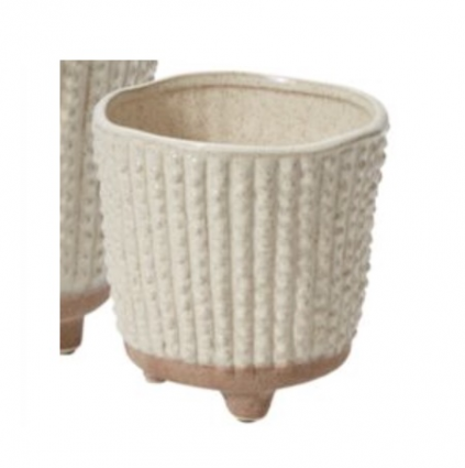 Elias Tan Footed Pot 5.5" x 5.5"