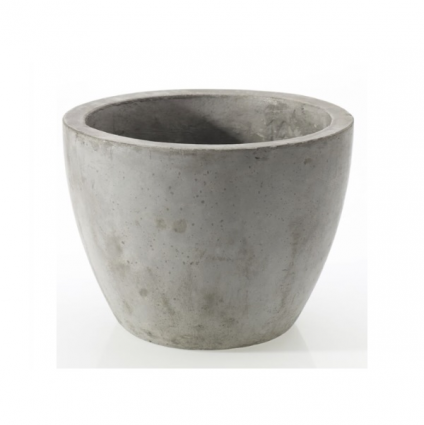 Newport Grey Pot 7.75" x 7"