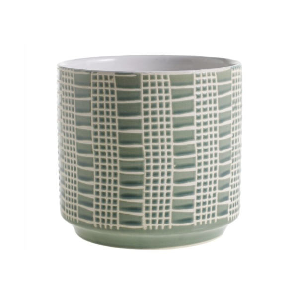 Zati Green Pot 4.75" x 4.75"