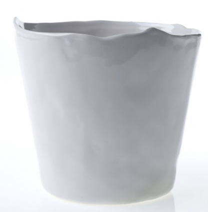 Journey White Pot 7" x 6.25"