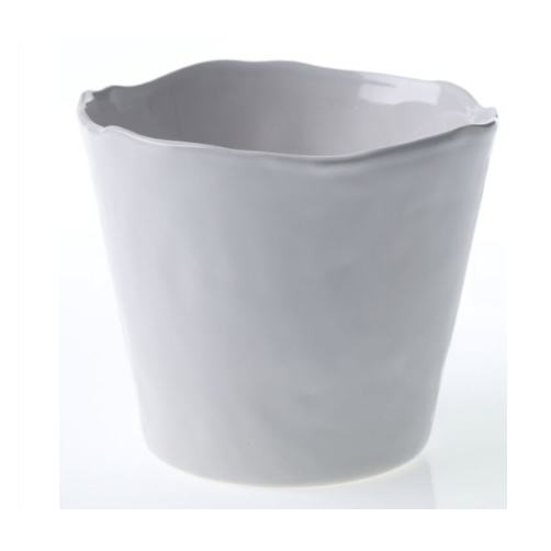 Journey White Pot 5" x 4.25"