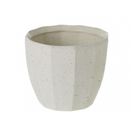 Bona Off White Pot 5" x 4.5"