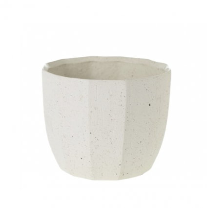 Bona Off White Pot 7.5" x 6"