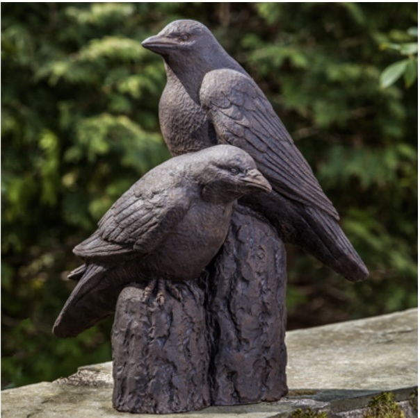 Nevermore Cast Stone Garden Statue