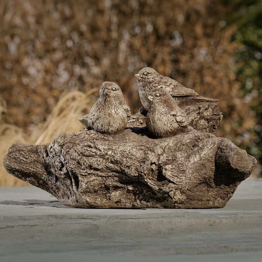 Birdland Cast Stone Garden Statue