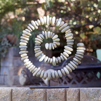 Small Spiral Cairn 18"H
