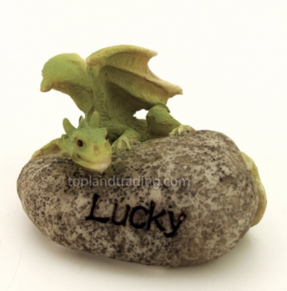 Dragon Stone �Lucky� Fairy Garden Accent