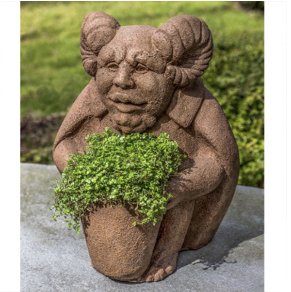 Gargoyle Cast Stone Planter