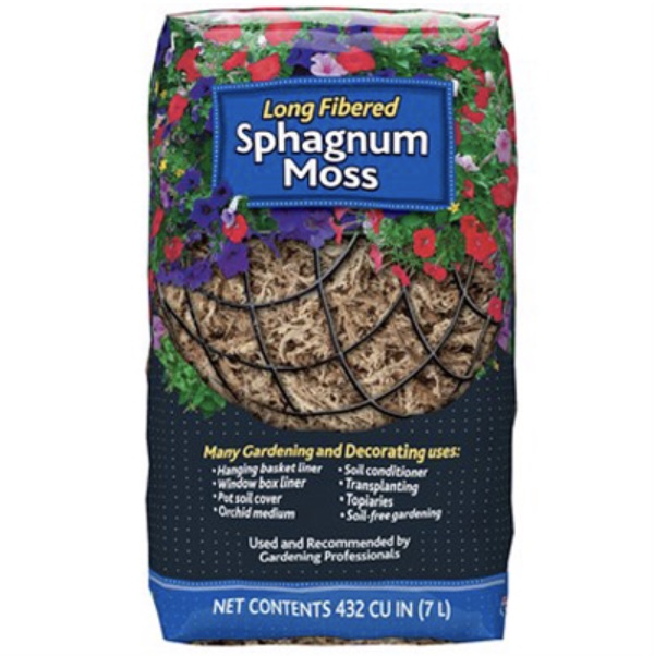 Long-Fibered Sphagnum Moss