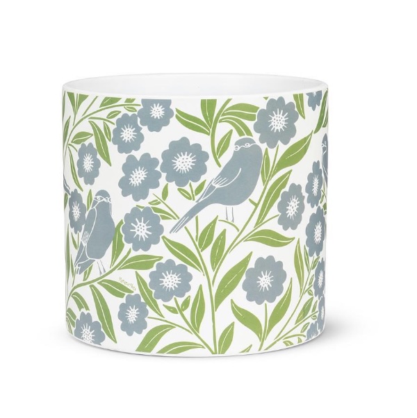 Leaves & Birds Large Planter