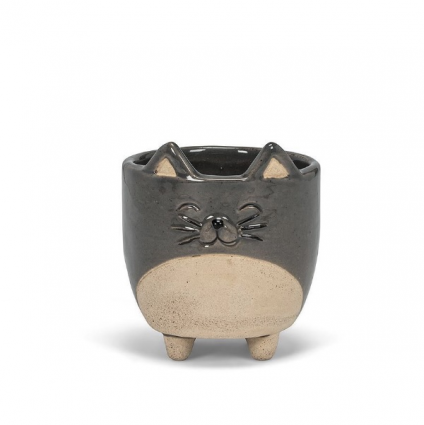 Cat on Legs Small Planter
