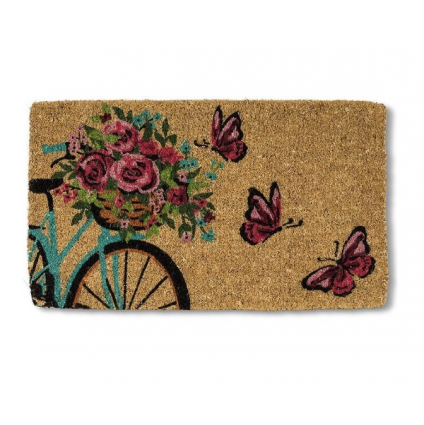 Butterfly & Bike Doormat