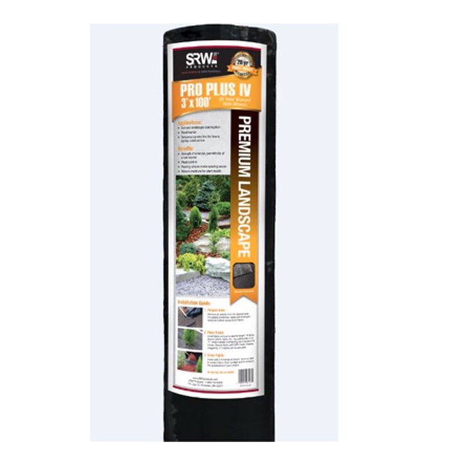 SRW Pro Plus IV Weed Barrier 3' x 100'