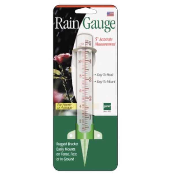 Basic Clear Rain Gauge 5"