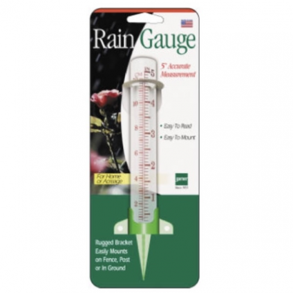 Basic Clear Rain Gauge 5"
