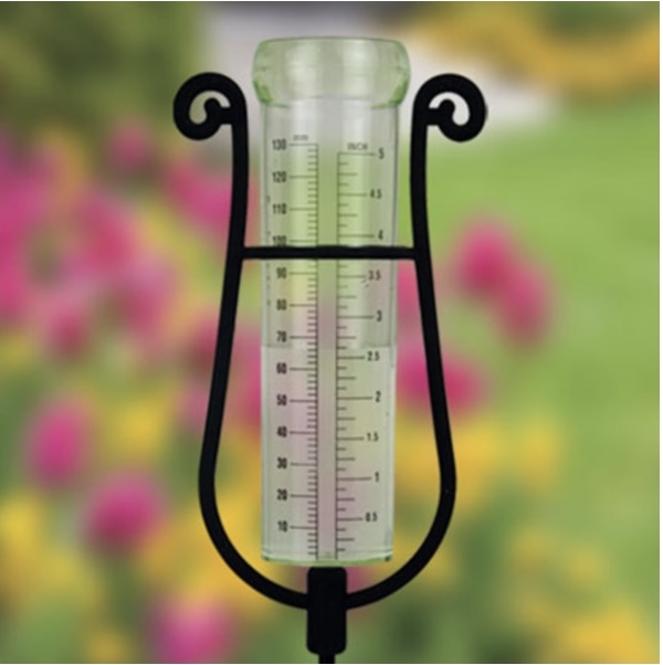 Rapitest Rain Gauge with Decorative Holder 36"