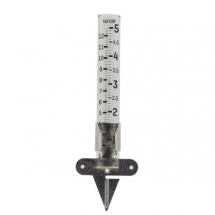 Taylor Glass Rain Gauge 5"