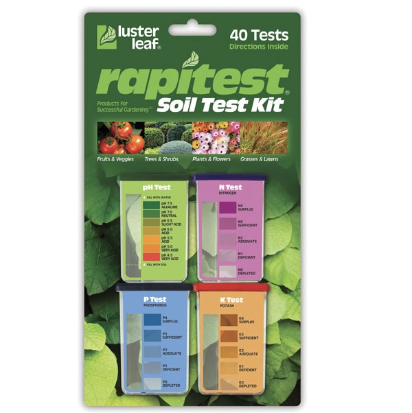 Luster Leaf Rapitest Soil Test Kit 40 Tests