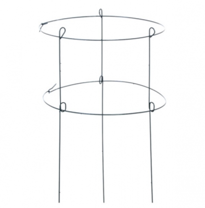 Green Thumb Double Peony Ring Plant Support 18" x 36"