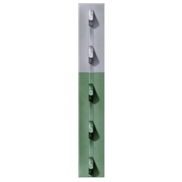 Green Studded Steel Tee Fence Post 5′6″ 1.25lb/ft